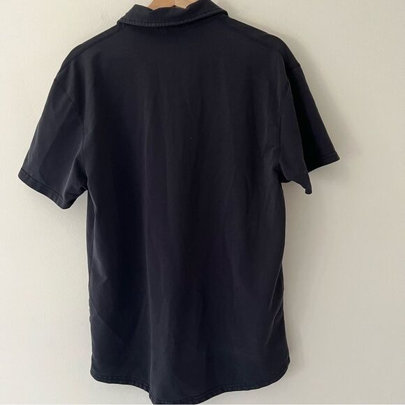 Bylt Polo Navy Classic Performance Slim Cut Size Medium - Picture 4 of 8